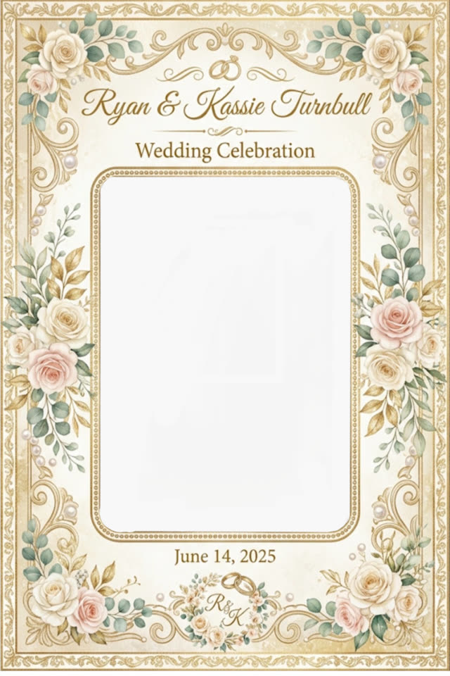 Custom wedding border